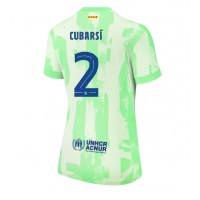 Camiseta Barcelona Pau Cubarsi #2 Tercera Equipación Replica 2024-25 para mujer mangas cortas